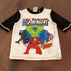 Boys Swim Rash Guard Shirt Size 5/6